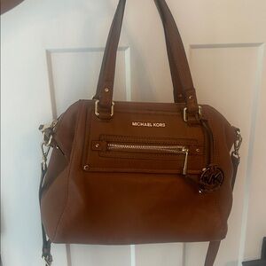 Michael Kors Tan Satchel Bag